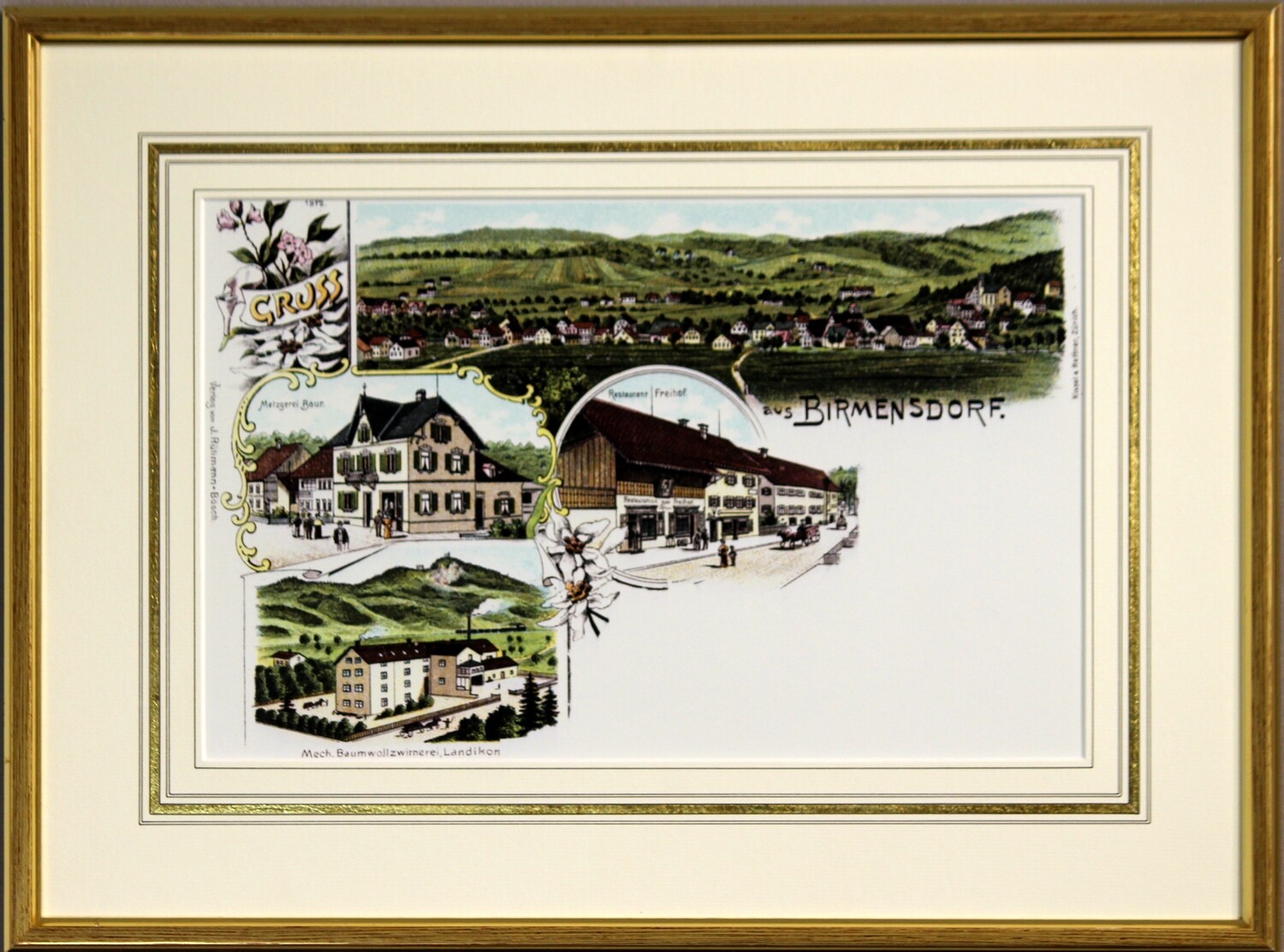 Birmensdorf um 1900