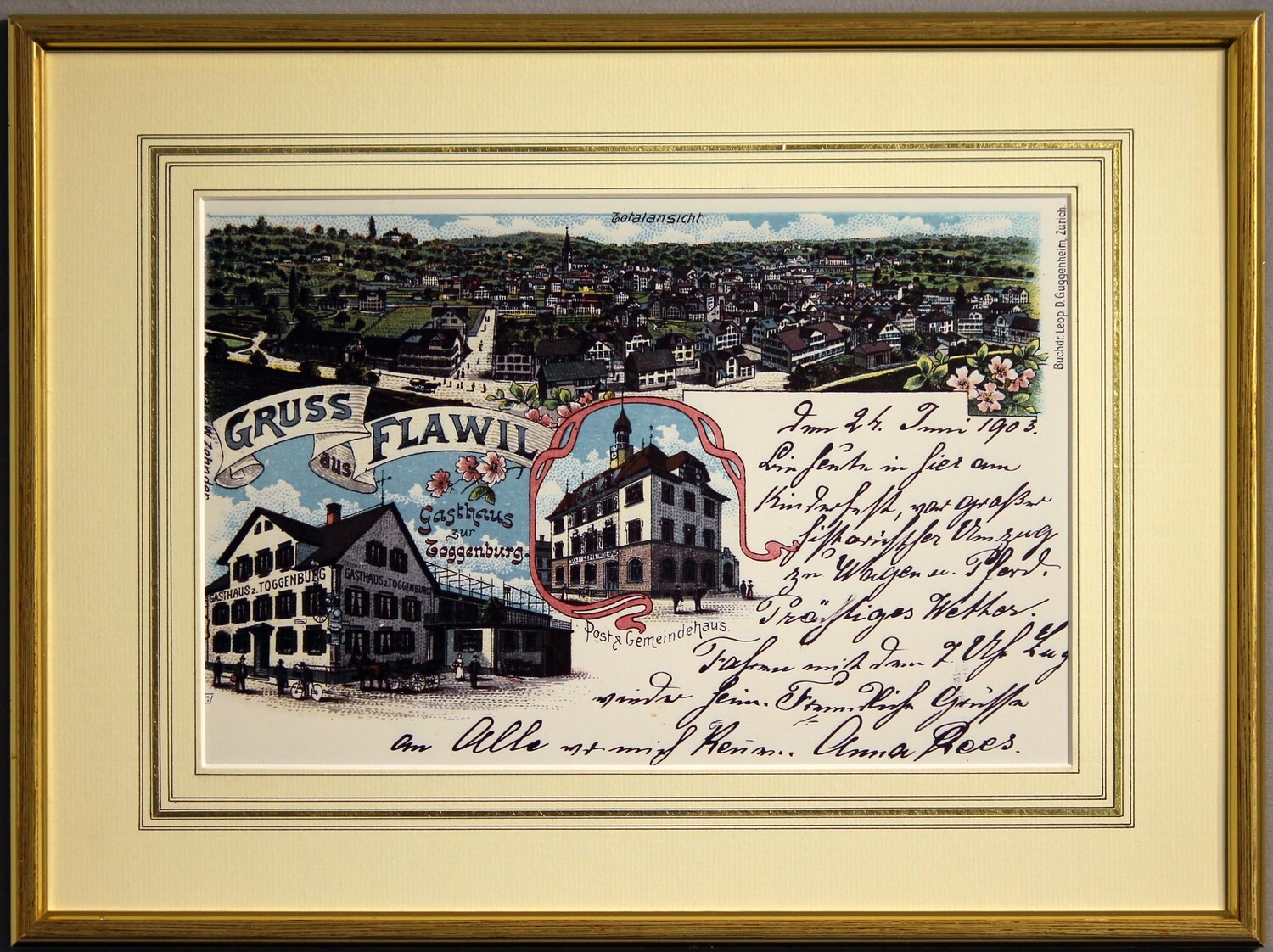 Flawil um 1900