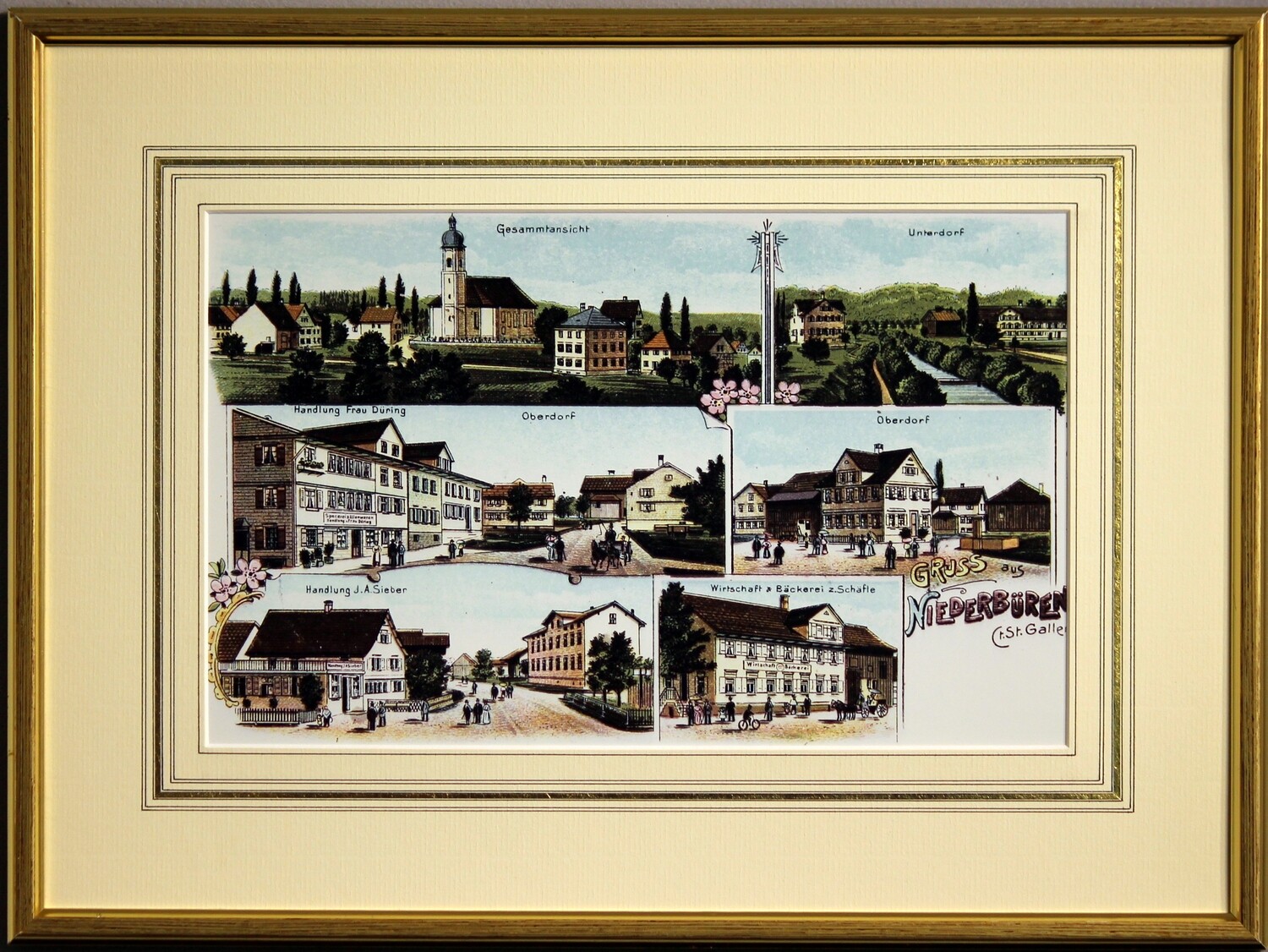 Niederbüren um 1900