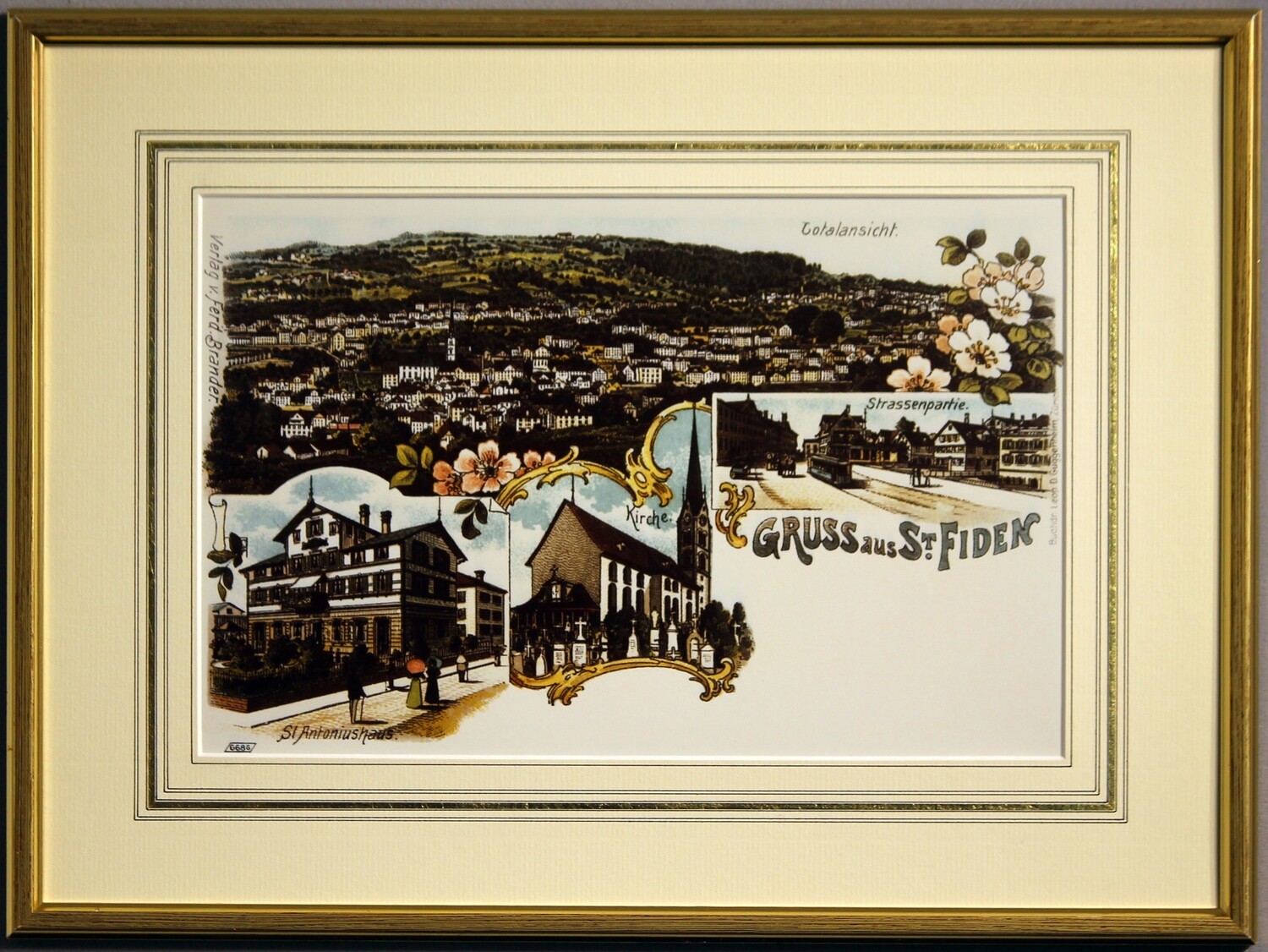 St. Gallen - St. Fiden um 1900