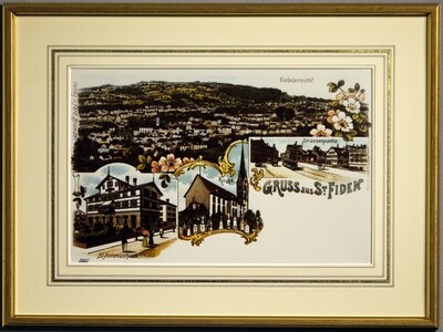 St. Gallen - St. Fiden um 1900