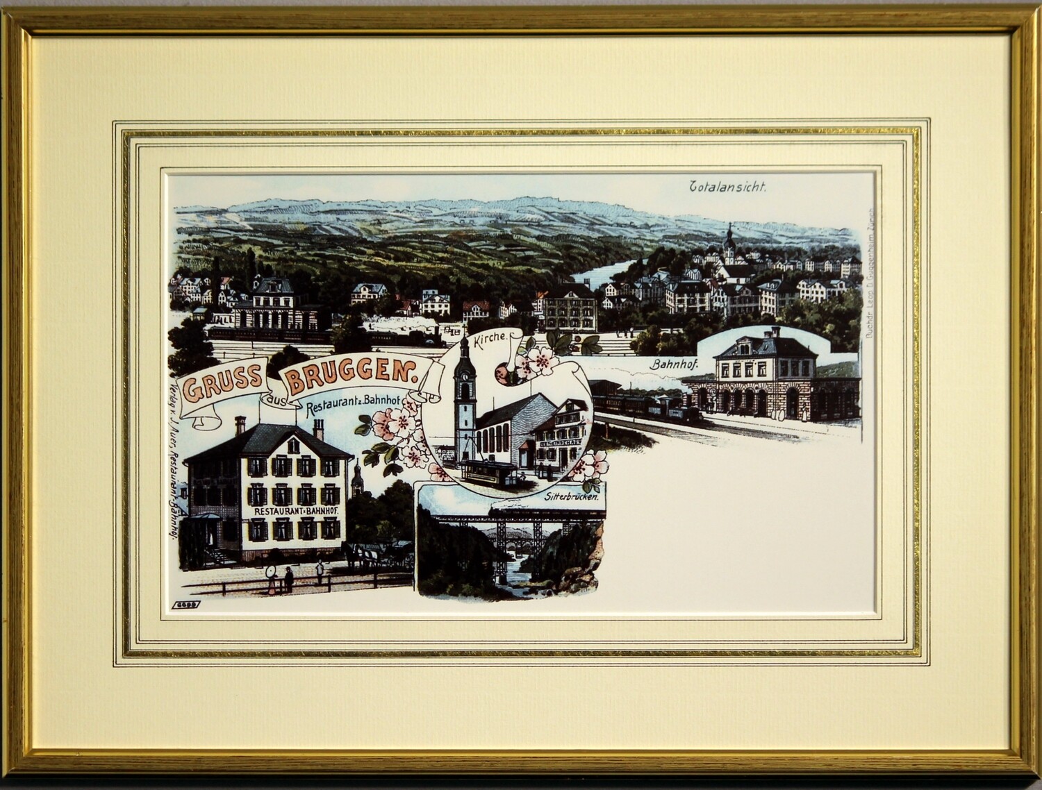 St. Gallen - Bruggen um 1900