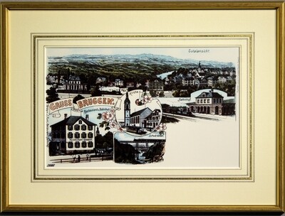 St. Gallen - Bruggen um 1900