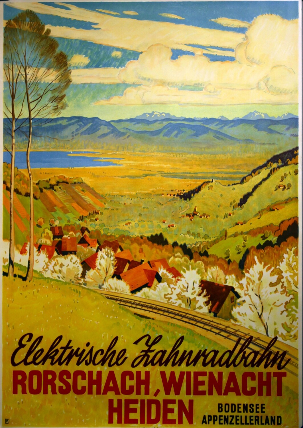 Burger W.F. 
Elektr. Zahnradbahn Rorschach, Wienacht, Heiden