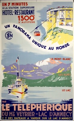 REB Henry - Le Télépherique du Mt. Veyrier - Lac d&#39;Annecy
