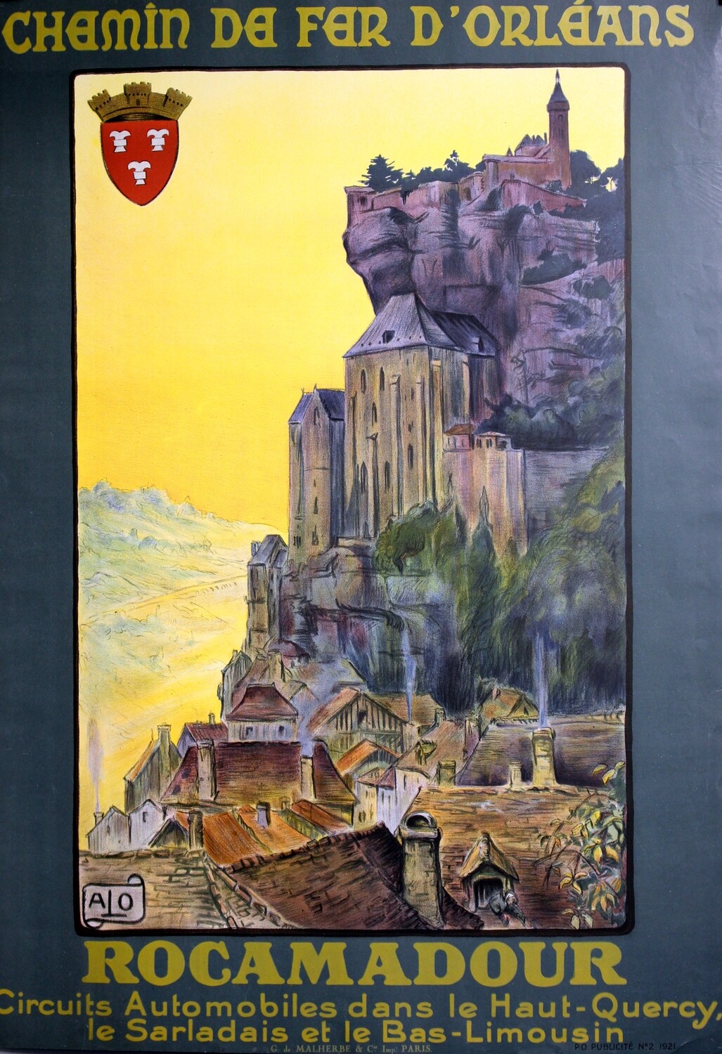 ALO Charles -Rocamadour - Ch. de fer d&#39;Orléans