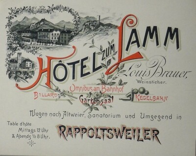 Rappoltsweiler - Hotel zum Lamm