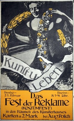 Bergmüller Leibzig - Kunst u. Leben - Das Fest der Reklame