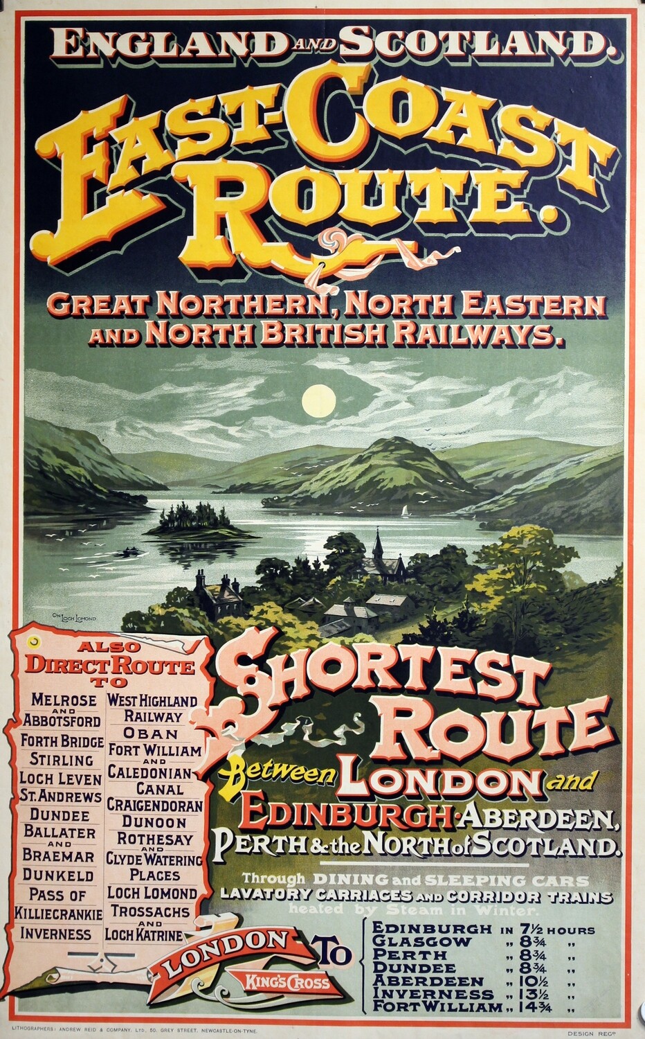 On Loch Lomond - England and Scotland - East-Coast Route
