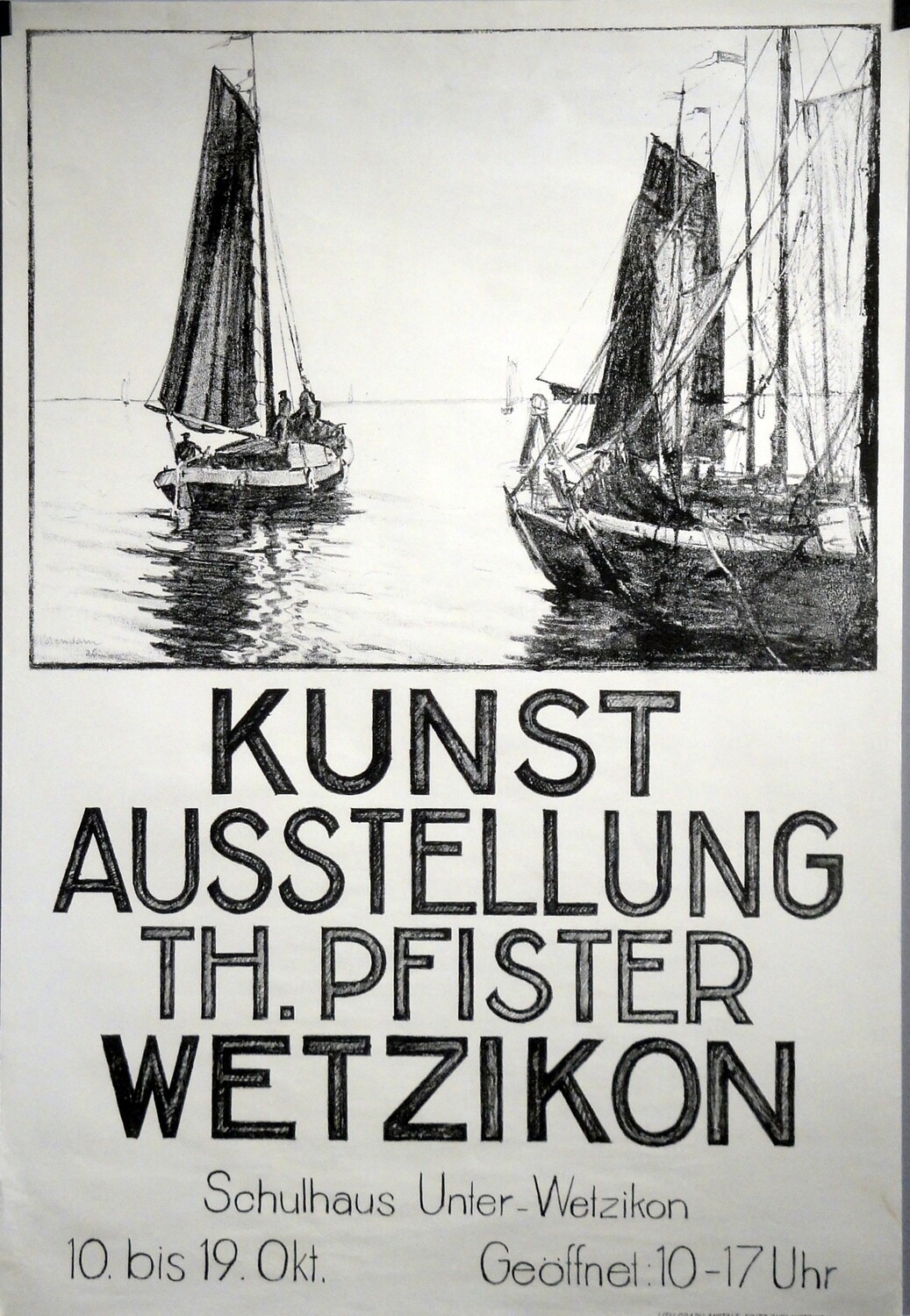 Pfister Th. - Kunst-Ausstellung Th. Pfister Wetzikon