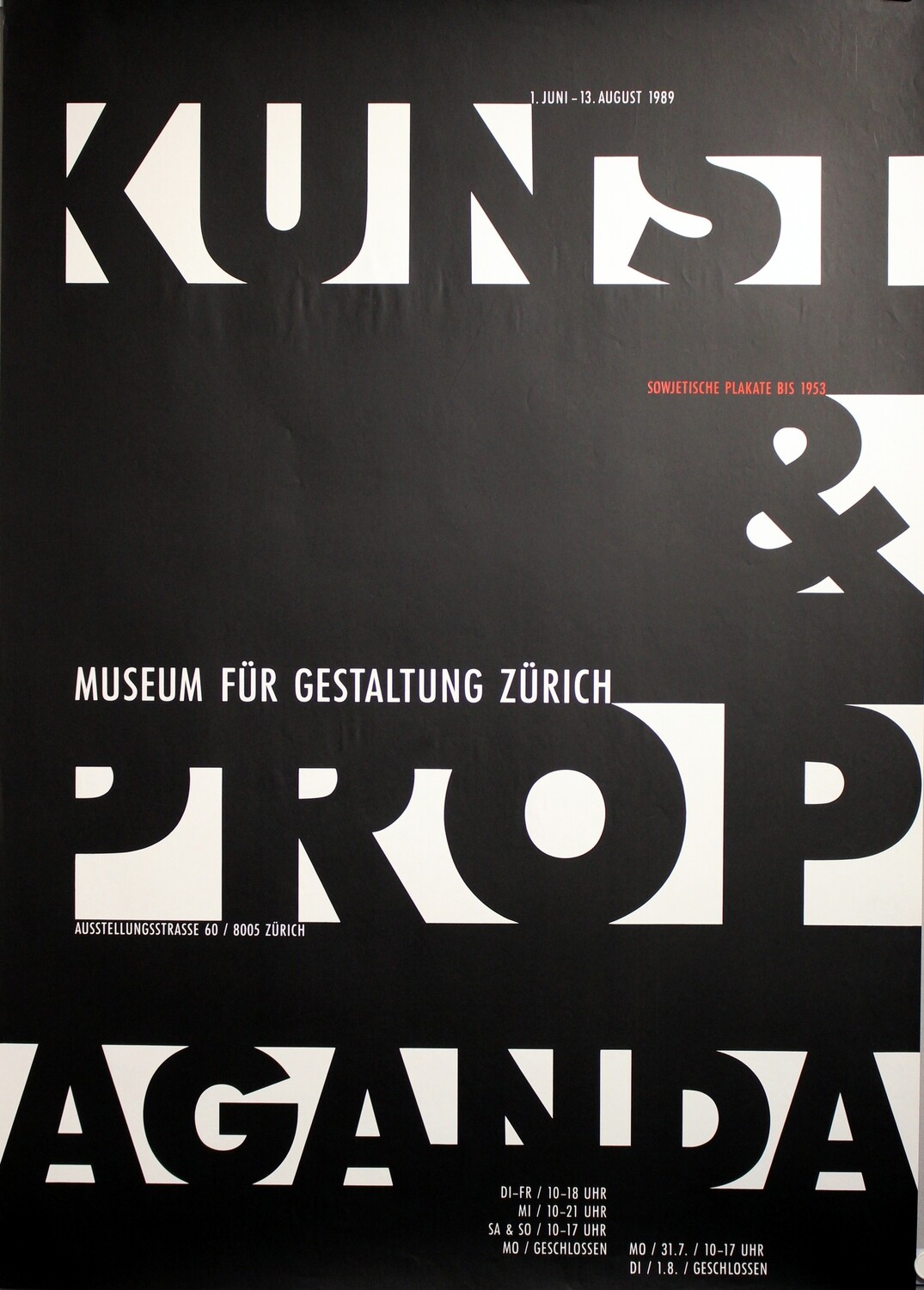Sowjetische Plakate - Museum für Gestaltung Zürich