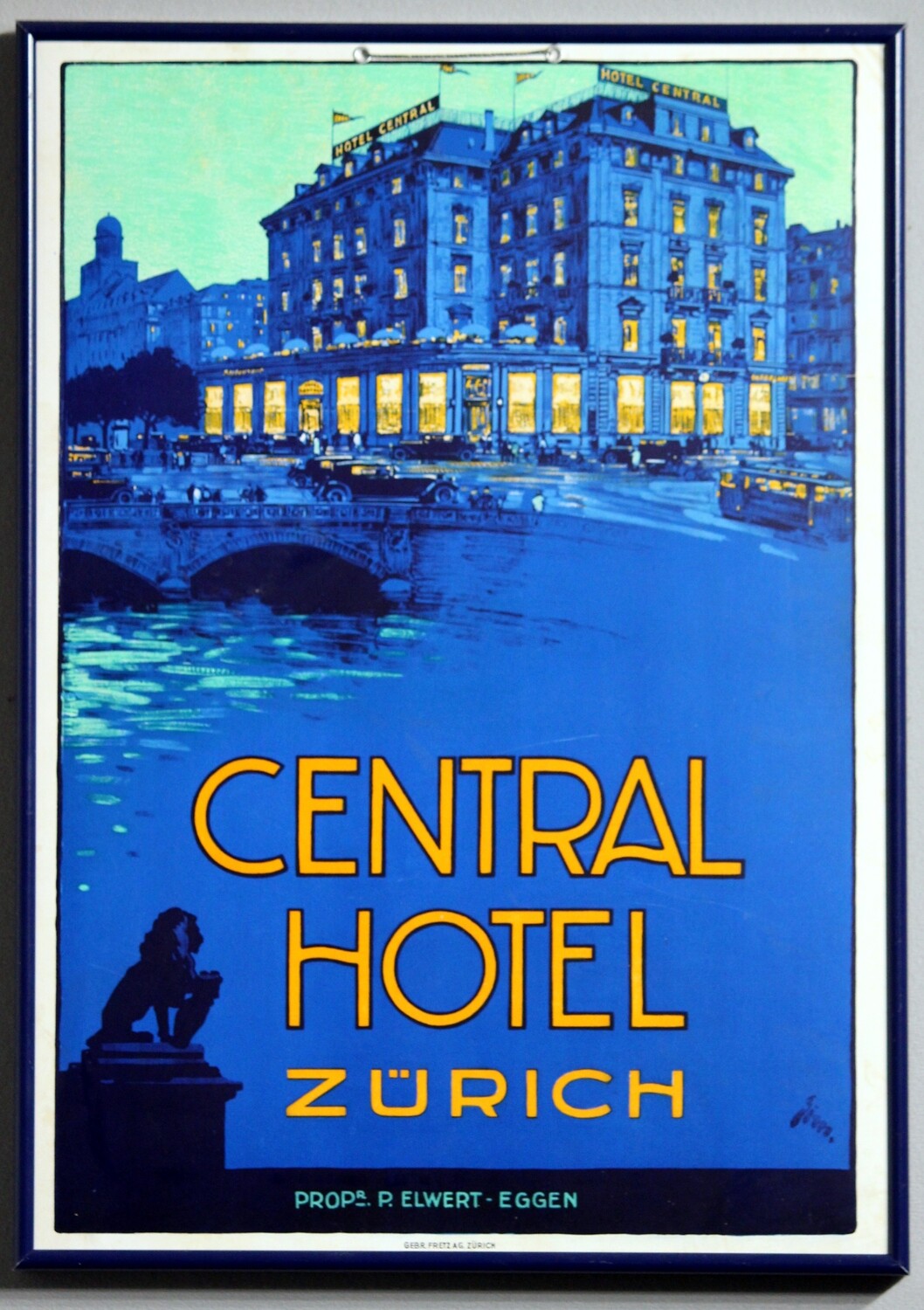 Zimmermann Oskar - Central Hotel Zürich