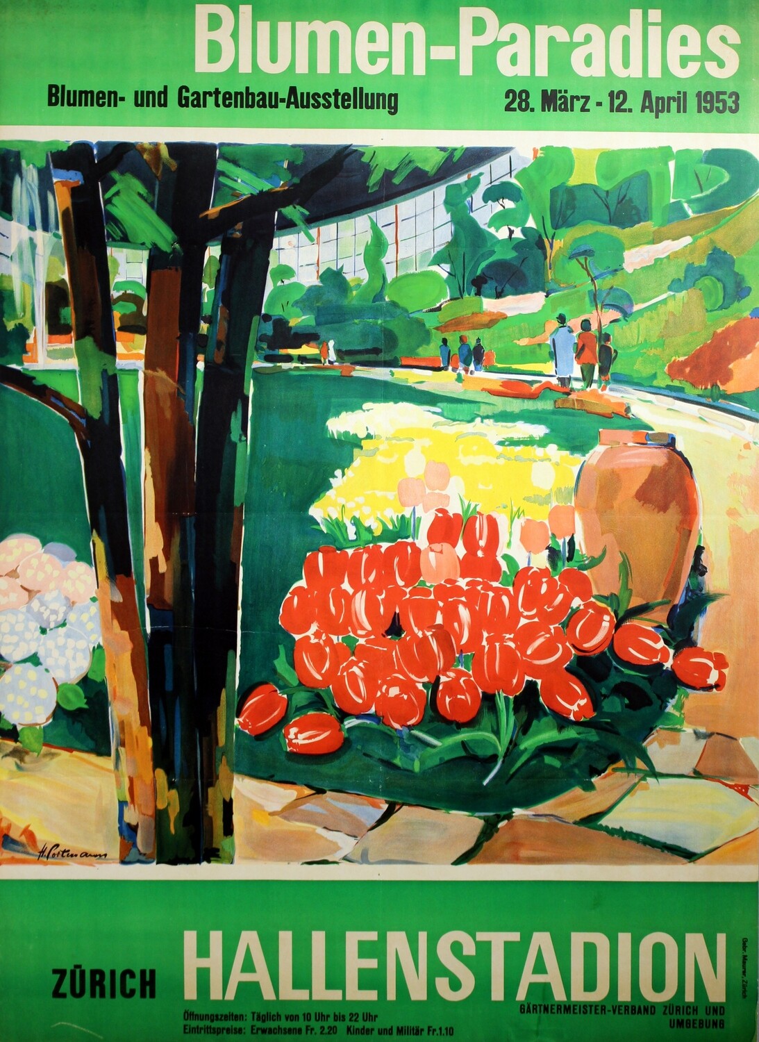 Portmann C. - Blumen-Pardies in Zürich 1953