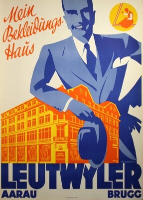 Ernst Otto - Leutwyler - Bekleidungs-Haus Aarau - Brugg