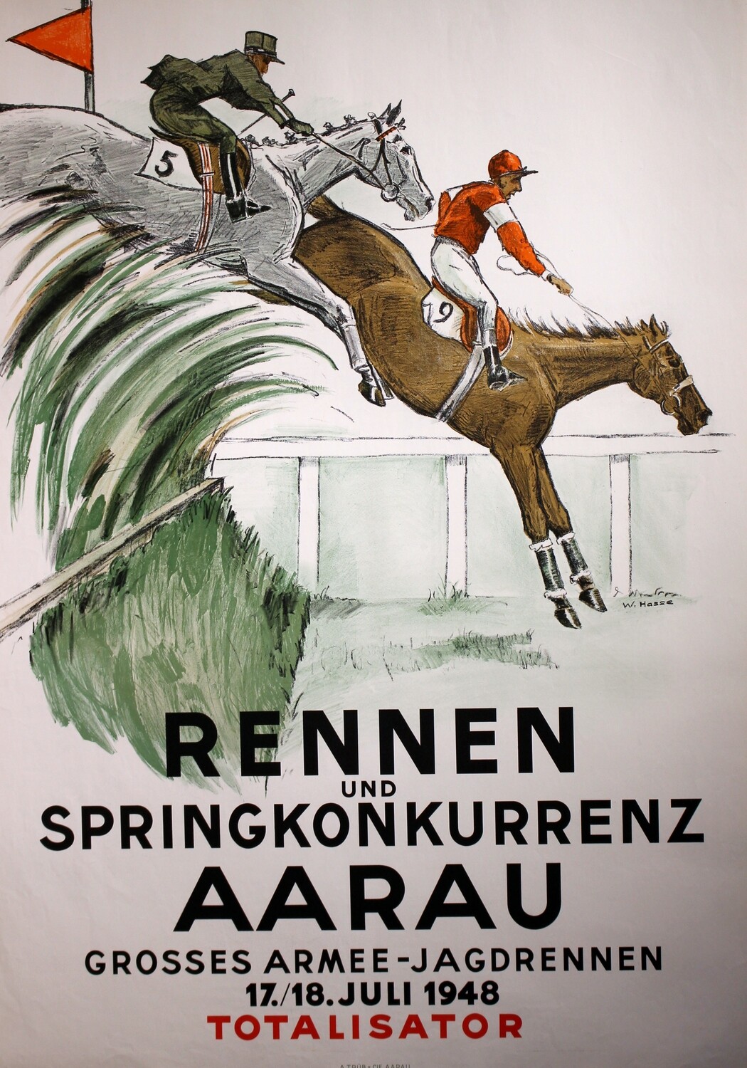 Hasse W. - Pferderennen und Springkonkurrenz Aarau 1948