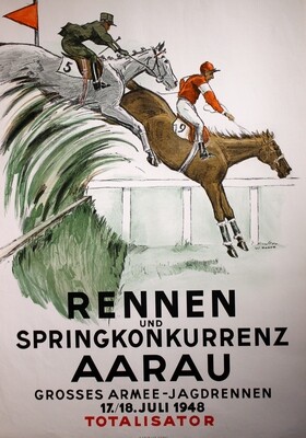 Hasse W. - Pferderennen und Springkonkurrenz Aarau 1948