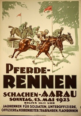 Pferderennen Schachen-Aarau 1923