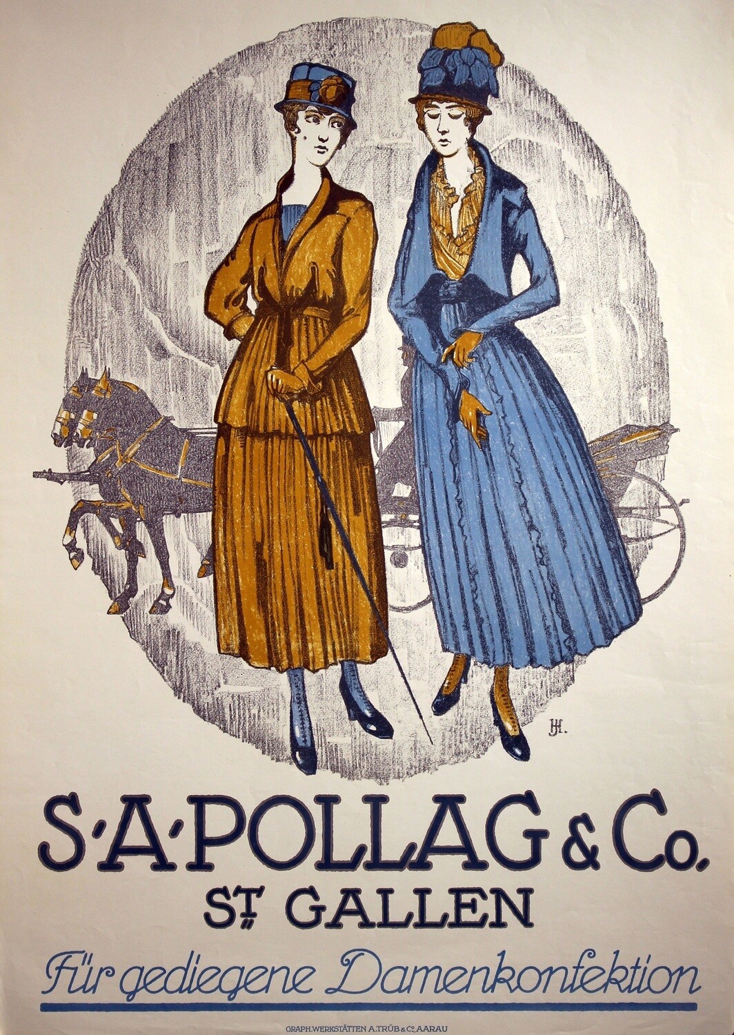Hugentobler Iwan E. - POLLAG &amp; CO. St. Gallen - Damenkonfektion