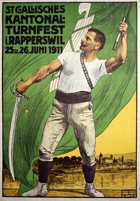 St. Gallisches Kantonal-Turnfest Rapperswil 1911