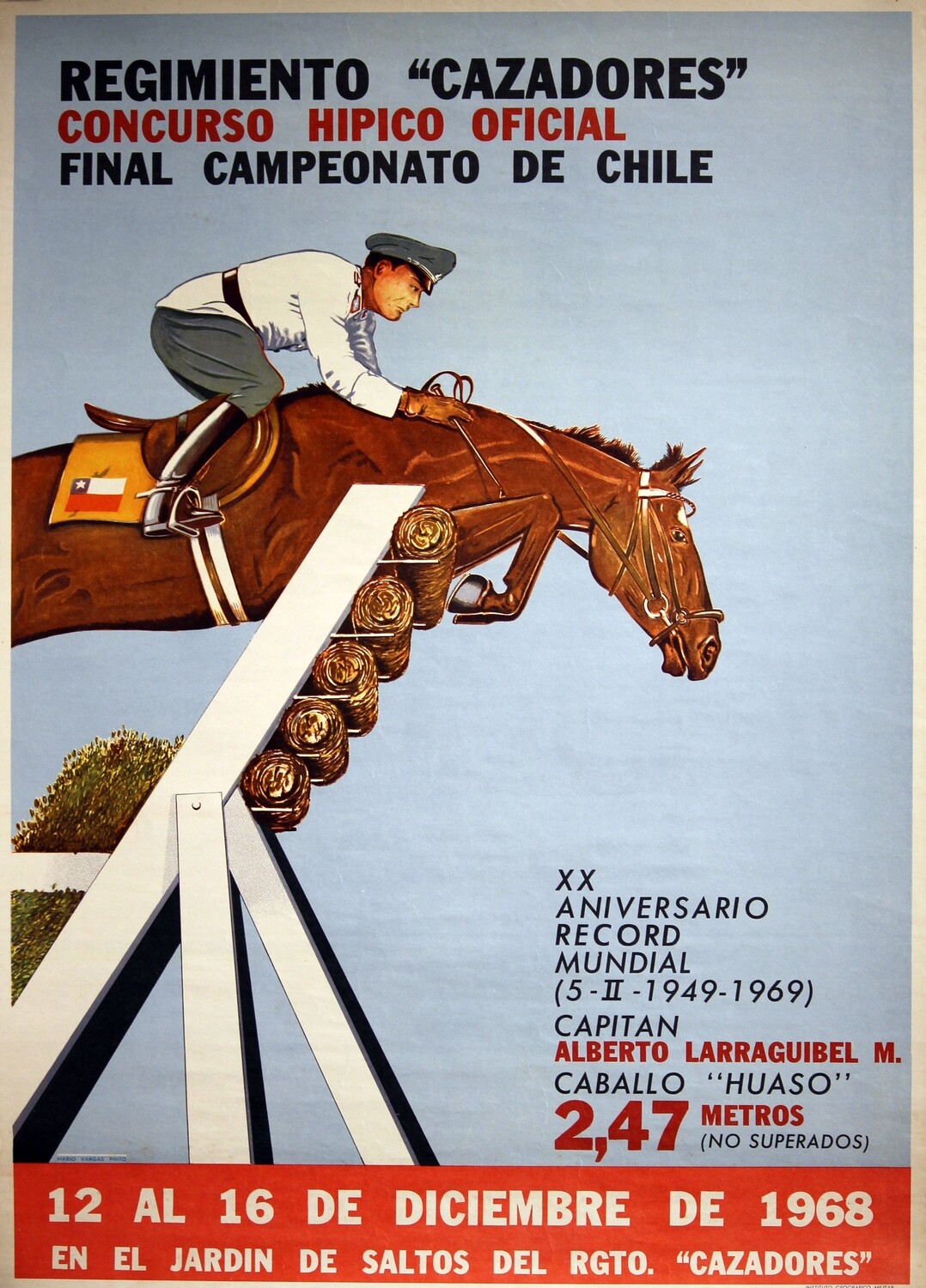 Mario Vargas Pinto - Regimiento &quot;Cazadores&quot; Final Campeonato de Chile 1968