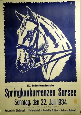 Springkonkurrenz in Sursee 1934
