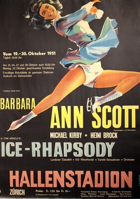 Holiday on Ice - Ice Rhapsody in Zürich &#39;51 - Barbera Ann Scott