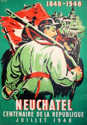 Junod Pierre-Alexandre - Centenaire de la Republique - Neuchâtel
