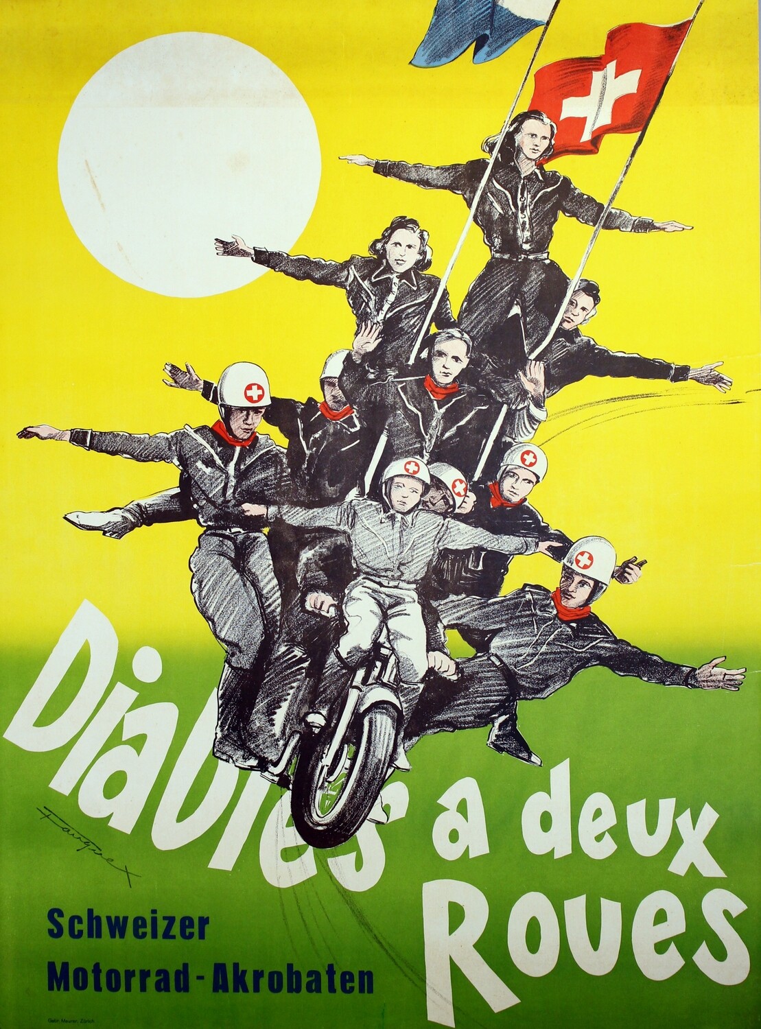 Fauquex Eugène - Diables à deux Roues - Schweizer Motorrad-Akrobaten