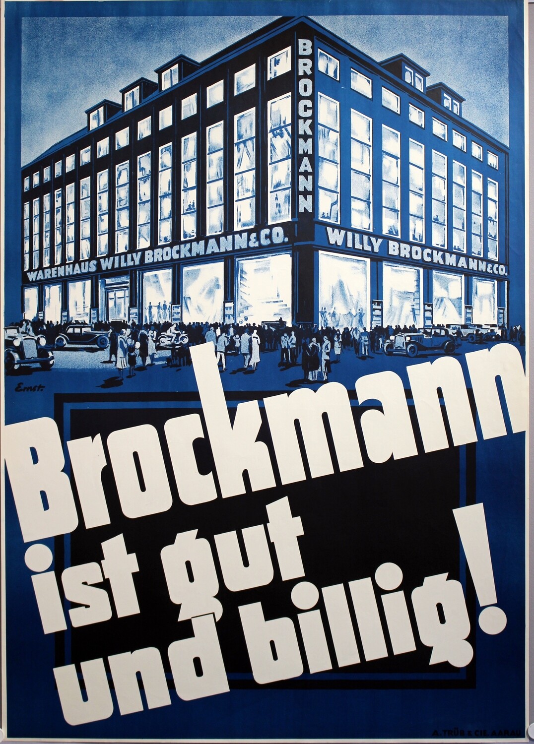 Ernst Otto, Brann AG Schlossplatz, Aarau