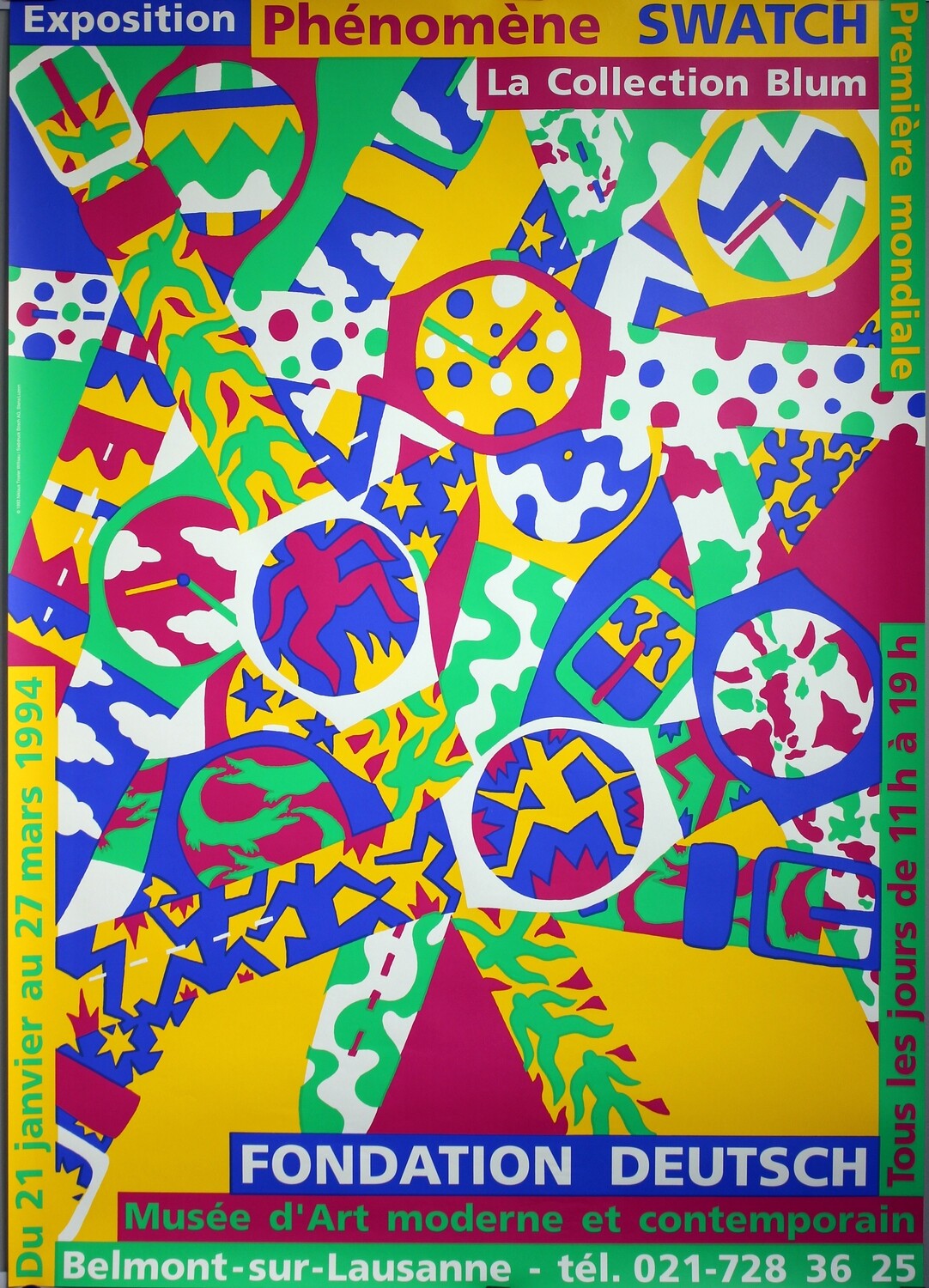 Troxler Niklaus - Phénomène SWATCH &#39;94
La Collection Blum
Fondation Deutsch