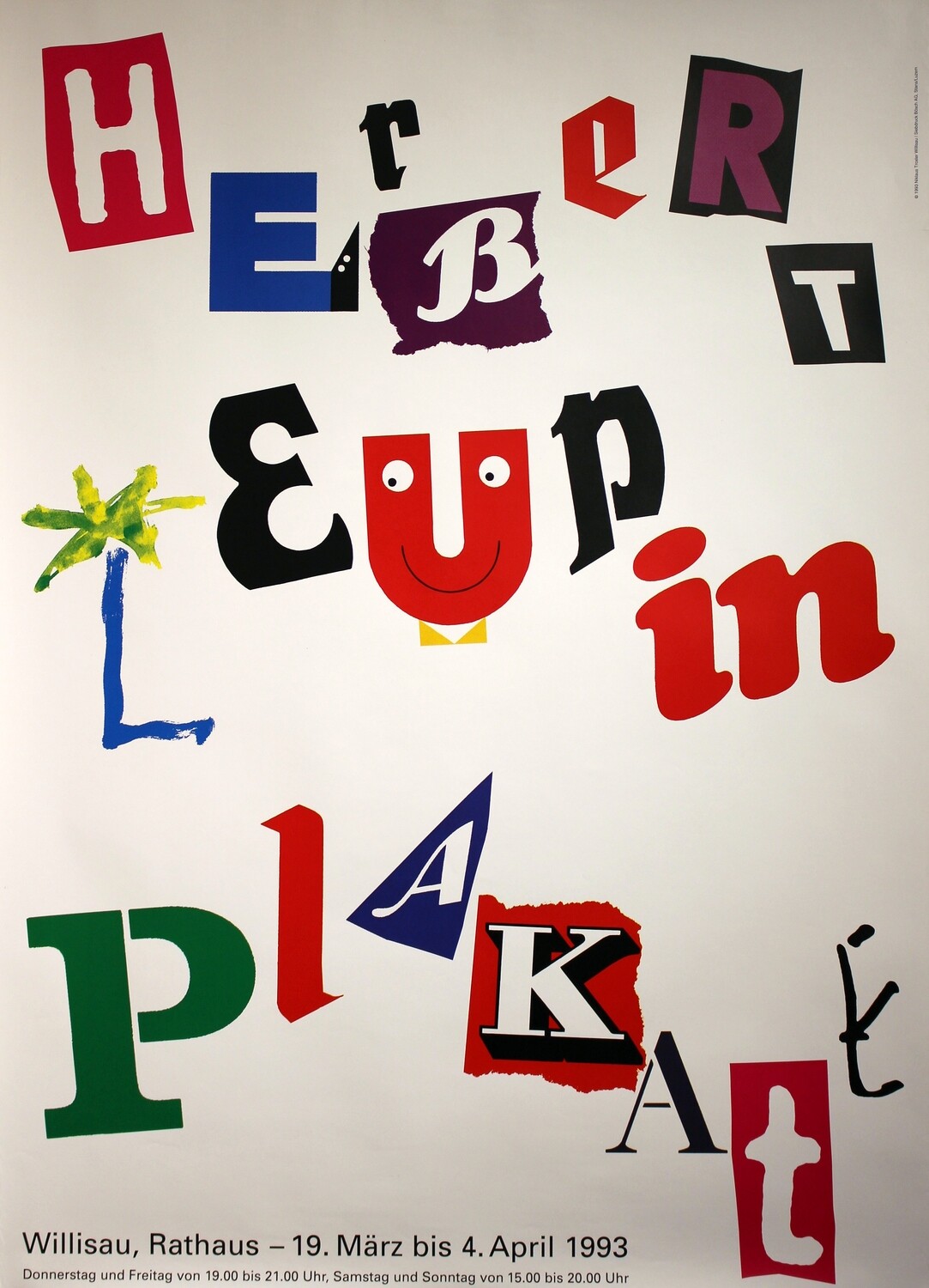 Herbert Leupin-Plakate - Ausstellung &#39;93