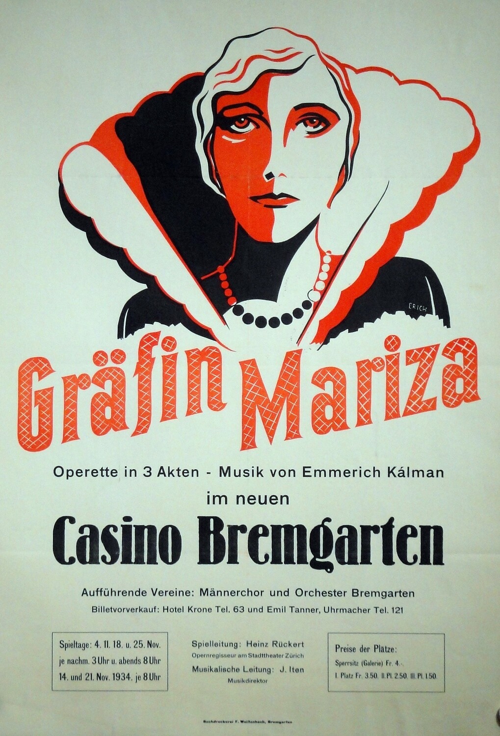 Gräfin Mariza, Operette mit Emmerich Kálman