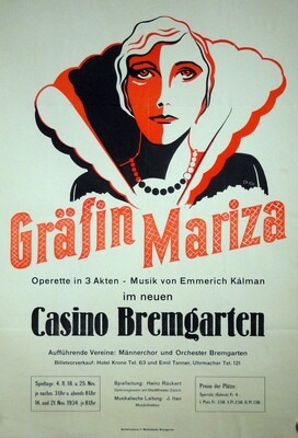 Gräfin Mariza, Operette mit Emmerich Kálman