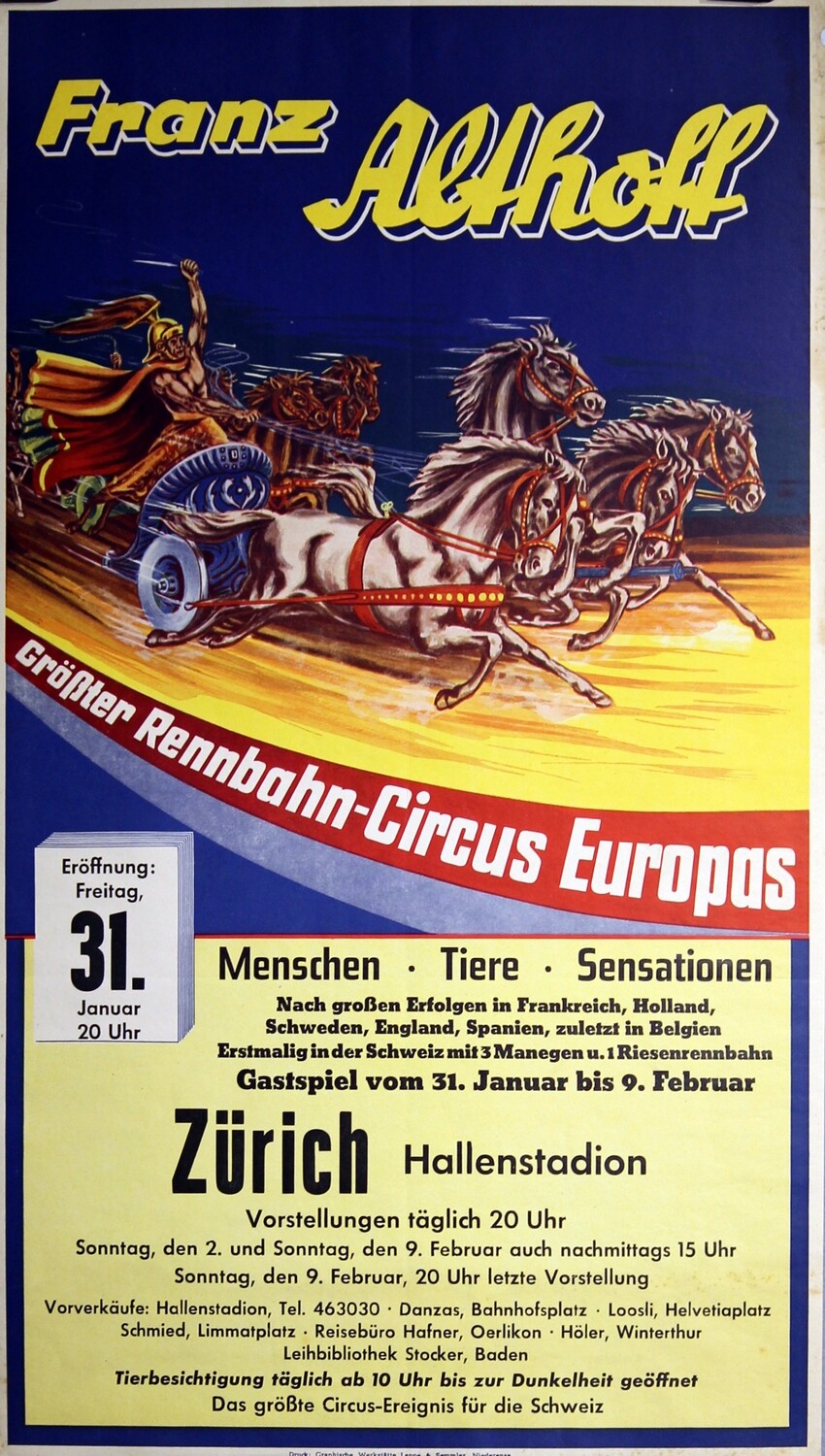 Franz Althoff - Rennbahn-Circus Europas