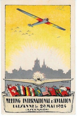de Jongh Fr. - Meeting International d&#39;Aviation Lausanne 1924