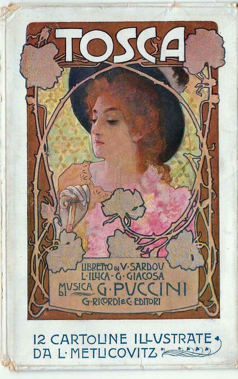 Metlicovitz Leopold - TOSCA - Musica G. Puccini
