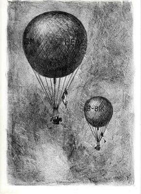 Ballongruppe Mittelland - Ballon Mungg - Jubiläumsfahrt Olten 1958