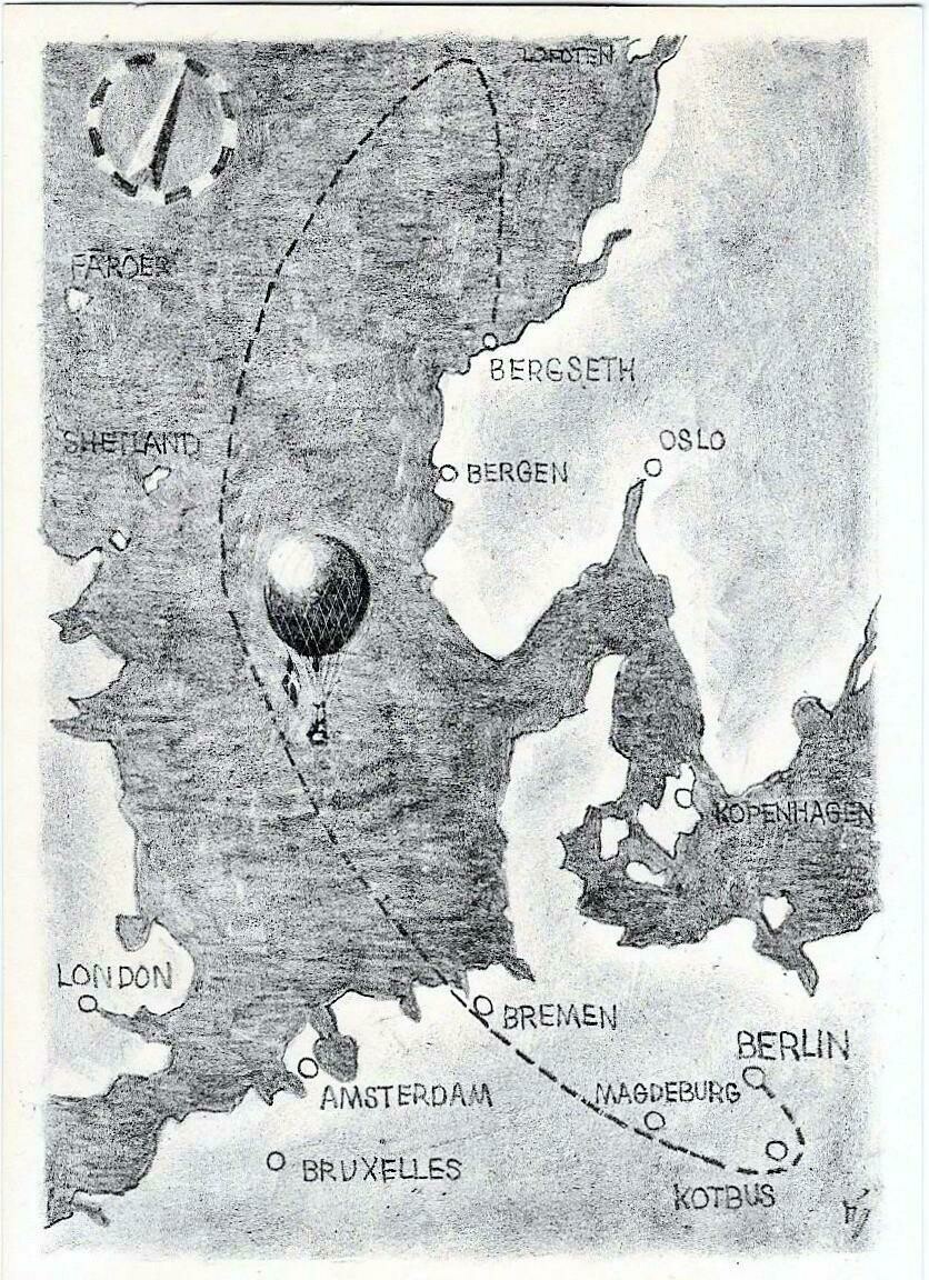 Ballongruppe Mittelland - Ballon Mungg - Jubiläumsfahrt Olten 1958