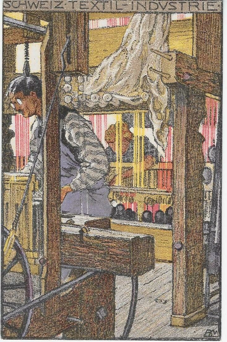 Mangold Burkhard - Schweiz. Landesausstellung in Bern 1914 - Textilindustrie