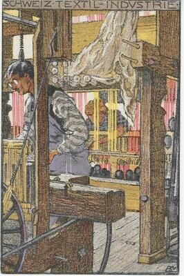 Mangold Burkhard - Schweiz. Landesausstellung in Bern 1914 - Textilindustrie