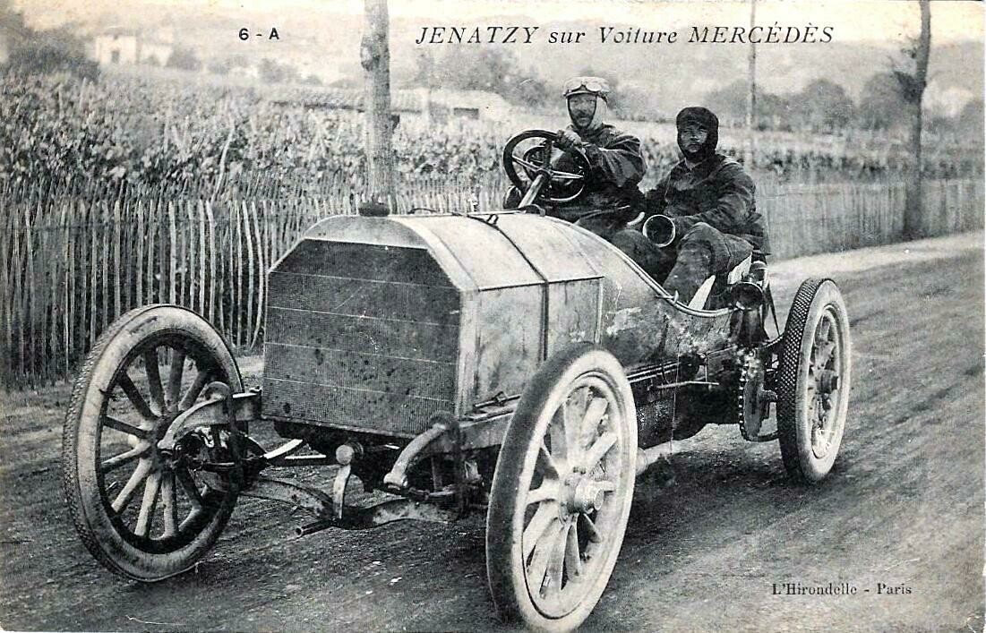 Jenatzy sur Voiture Mercedes