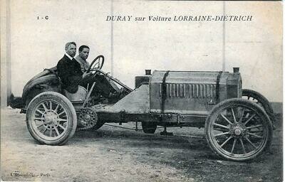 Duray sur Voiture Lorraine-Dietrich
