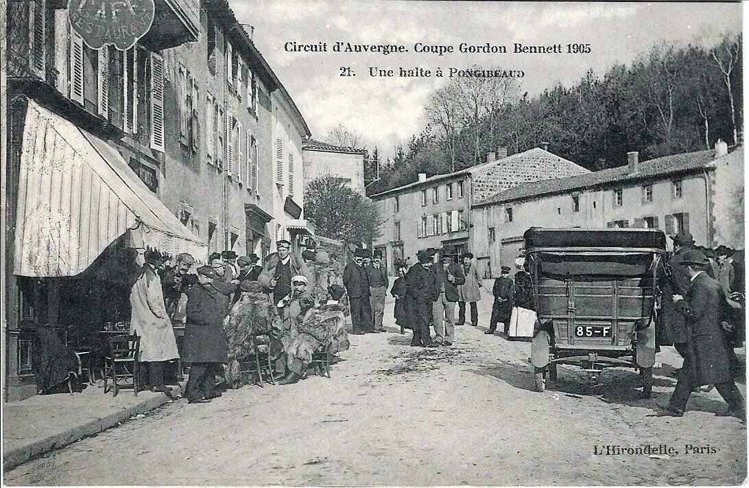 Circuit d&#39;Auvergne - Coupe Gordon Bennet, Une halte à Pongibeaud