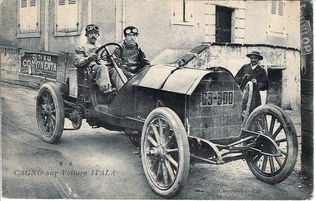 Cagno sur Voiture Itala