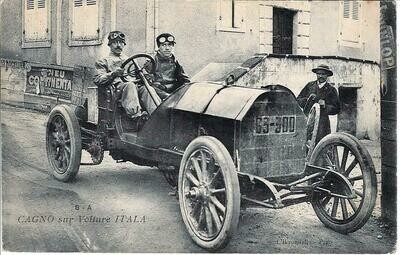 Cagno sur Voiture Itala