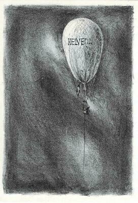 Ballonpostkarte, Jubiläumsfahrt Olten 1958
