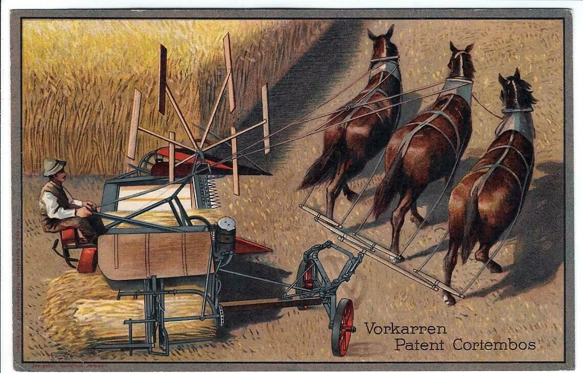 Der Mähmschinen-Vorkarren - Patent Cortembos