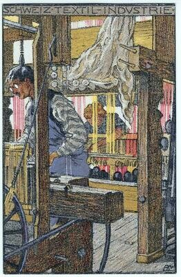 Mangold Burkhard - Schweiz. Landesausstellung in Bern 1914 - Textilindustrie