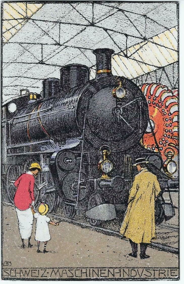 Mangold Burkhard, Schweiz. Landes-Ausstellung in Bern 1914
Maschinen-Industrie