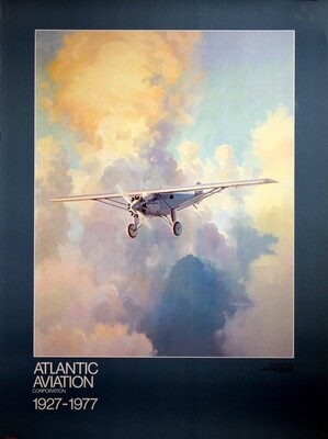 Keith Ferris re-creates a moment of Charles Lindbergh&#39;s historic 1927